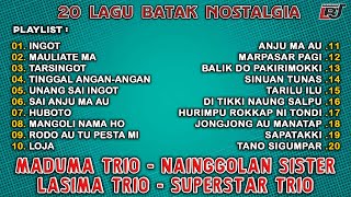 Kompilasi Lagu Batak Nostalgia Maduma Trio, Nainggolan Sister, Lasima Trio, Superstar Trio