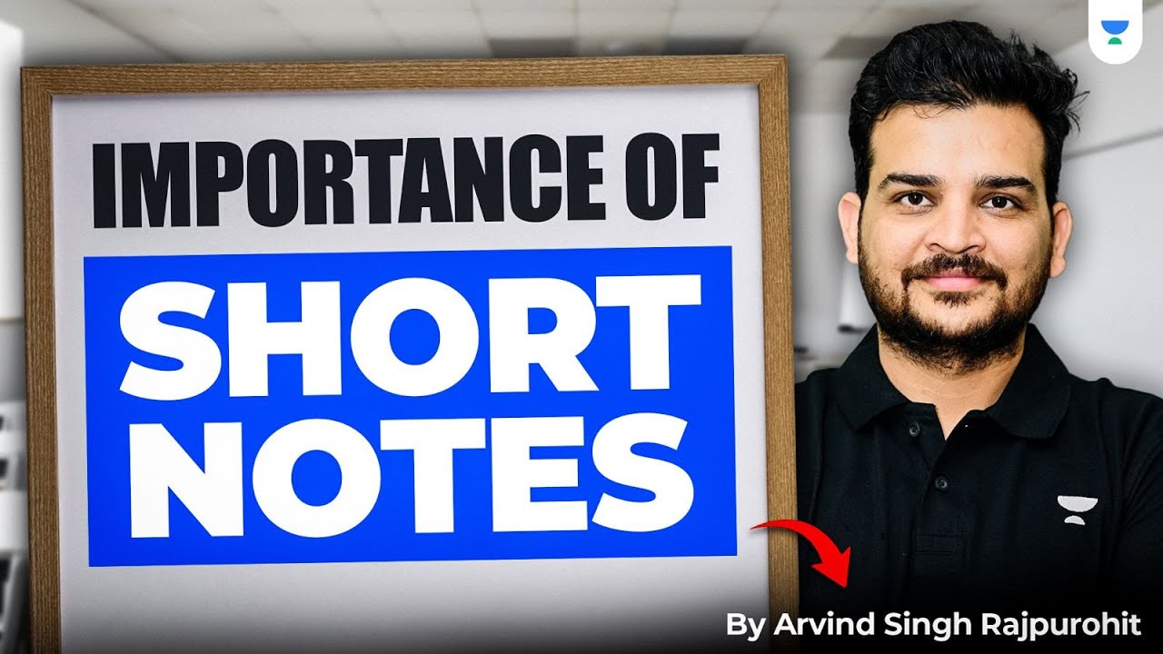How to make Short Notes? | UPSC CSE 2026-27 | By Arvind Singh - YouTube