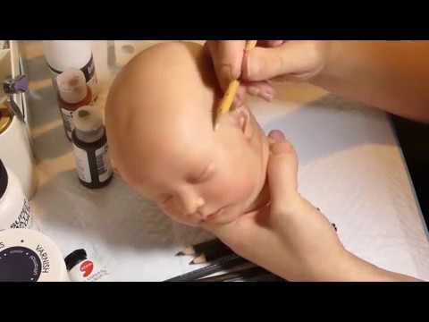 Reborn Cheveux Peints Tuto Part 1 Laila Youtube