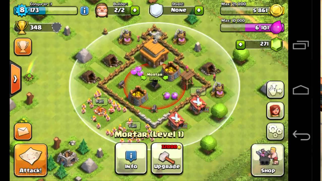 Clash Of Clans Town Hall Level 3 Base Defence