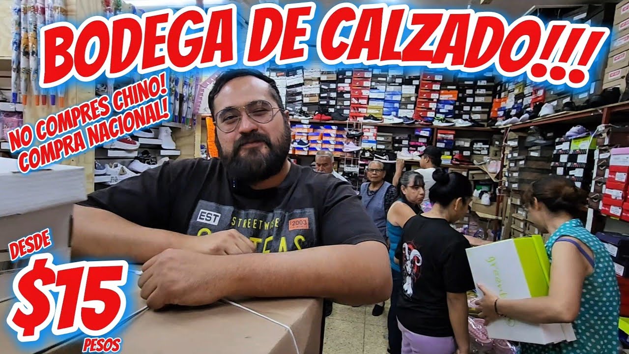 BODEGA de CALZADO desde $15 PESOS más  BARATO que en TEPITO NO COMPRES CHINO COMPRA NACIONAL!!!