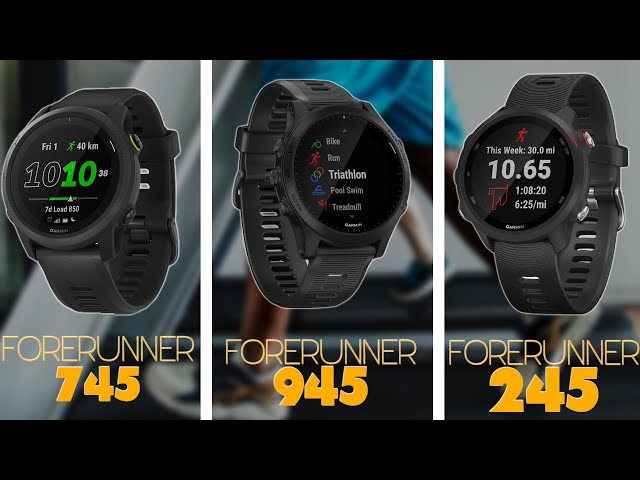 Comparaison Garmin Forerunner 745 vs 735XT et 945/LTE:laquelle choisir