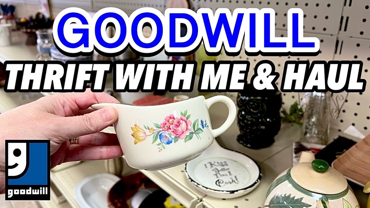 GOODWILL THRIFT WITH ME || HOME DECOR - YOUTUBE || COLLECTIVE THRIFT ...