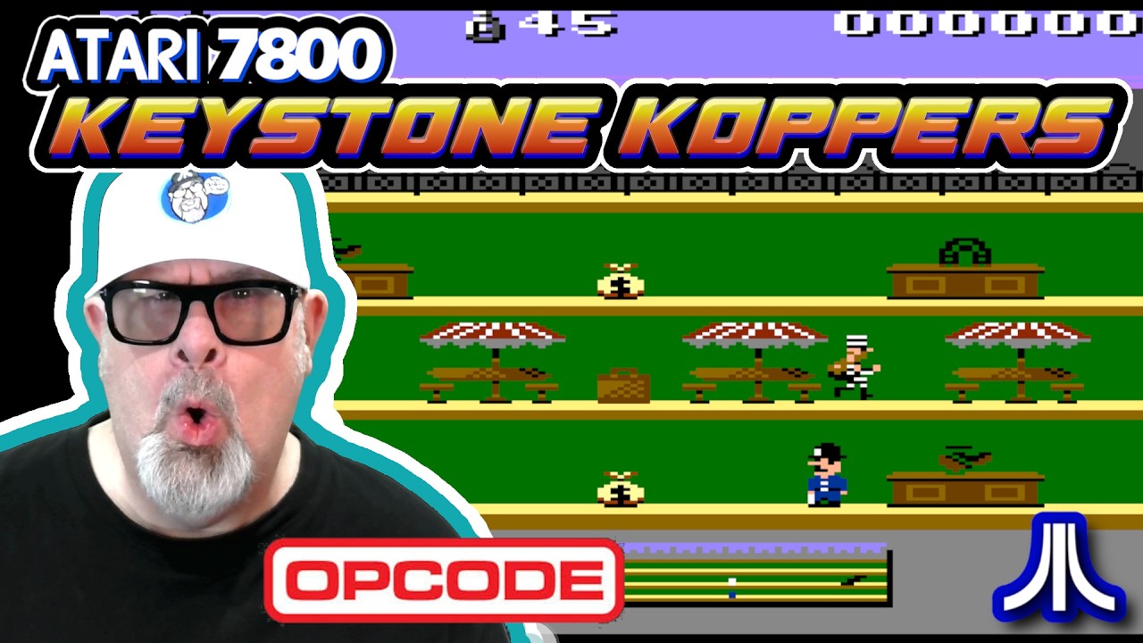 Opcode Games Keystone Koppers Atari 7800 Gameplay | MuddyVision & Opcode Games ...