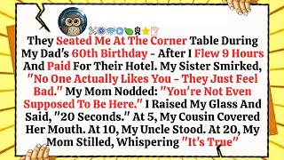 They Seated Me At The Corner Table During My Dad's Birthday — After I Flew 9 Hours And Paid For