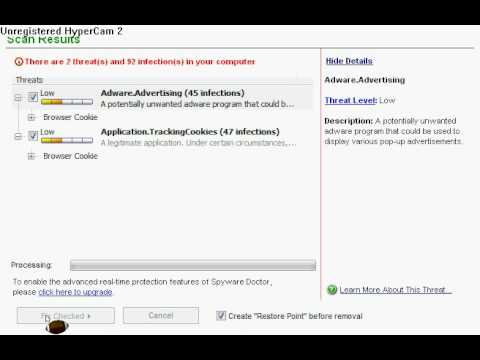 comment obtenir sans spyware doctor! Lis la description