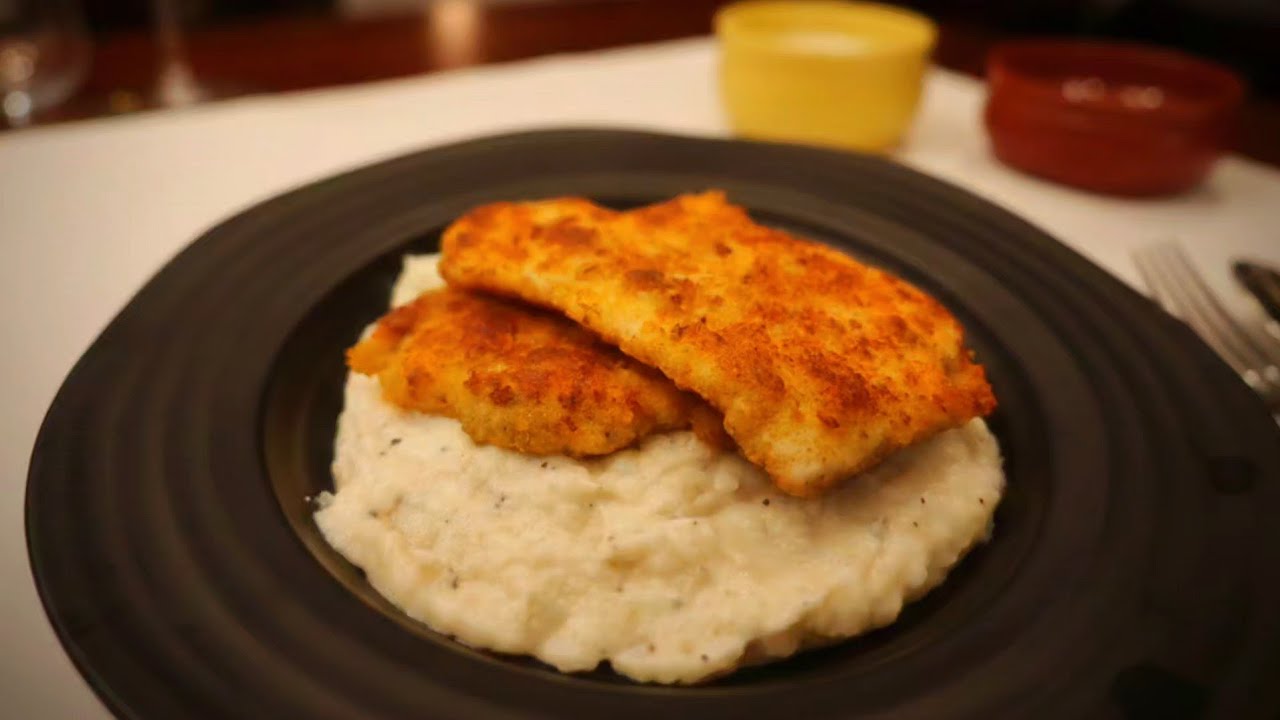 Parmesan Cutlet &Mashed Potatoes 🧀🥔 #youtubevideo #foryou #fyp #food 