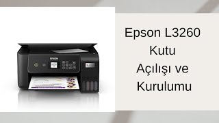 Epson L3260 yazıcı kurulumu #epson #yazıcı #s25ultra #defter #fotografia 