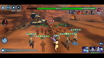 Galactic Legend Rey Ultimate Animation Bug - SWGOH