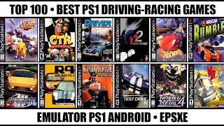 Top 100 Best Driving And Racing Games For PS1 | Best PS1 Games | Emulator PS1 Android screenshot 5
