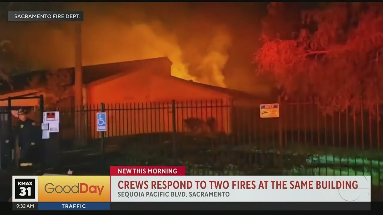 Crews respond to 2 fires at same Sacramento building - YouTube