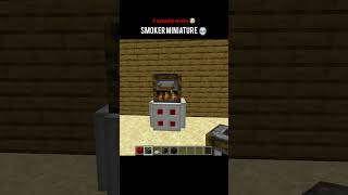 Tiny Working Smoker in Minecraft 😳🔥 #shorts
