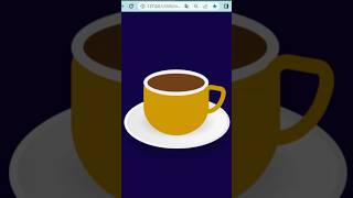 Animated Cup of Tea Using HTML & CSS Only  #shorts #viralshorts #youtubeshorts