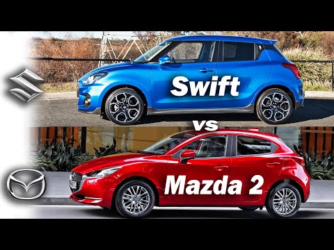 2020 Mazda 2 vs Suzuki Swift, Suzuki vs Mazda, Swift vs Mazda 2 - visual compare