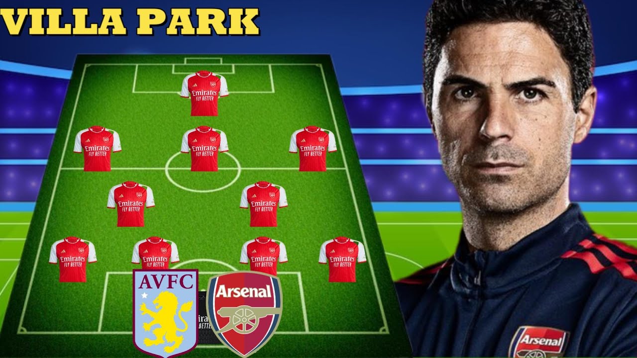 ARSENAL VS ASTON VILA: MIKEL ARTETA TOUGHEST TEST BUT HE'S SET TO MASTERMIND THE GAME WITH FORMATION