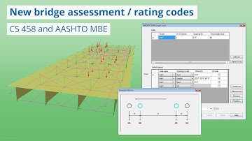 Vehicle load optimisation to CS 458 and AASHTO MBE