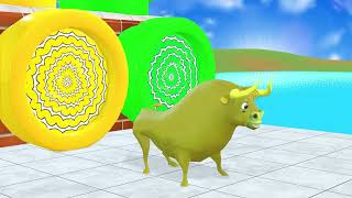 Wild Animal Slide Race – 3D Hippo, Tiger & Gorilla Fun! screenshot 3