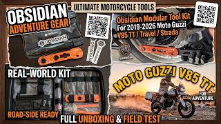 OBSIDIAN MODULAR TOOL KIT | FOR MOTO GUZZI V85 TT | UNBOXING 