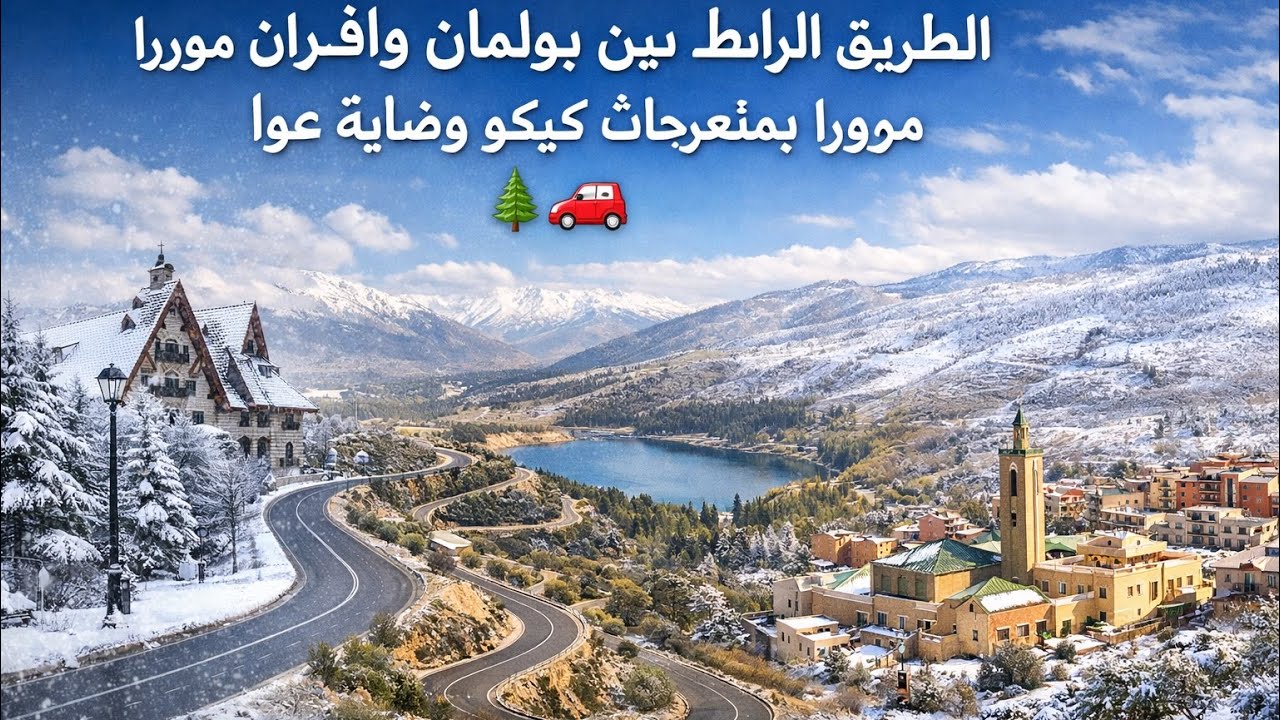 الطريق الرابط بين بولمان وإفران مرورا بمنعرجات گيكو وضاية عوا 🌲#travel #nature #morocco 