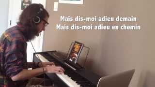 Video thumbnail of "Adieu - Coeur de pirate Piano"