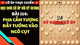Học chơi cờ úp với kỳ vương Bài 114: Pha cắm tượng đẩy tướng vào ngõ cụt #coupthucchien
