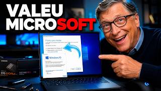 WINDOWS 10 ATÉ 2032! Versão Oficial SUPER LEVE (1GHz, 1GB RAM) Roda Até em AMD/ATOM