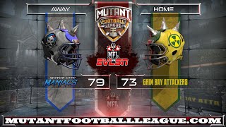 Mutant Football League - Gameplay 152 Maniacs Vs Attackers