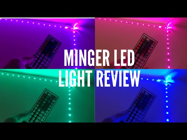 Minger LED Strip Light Review - Color Changing LED Strip Lights - YouTube