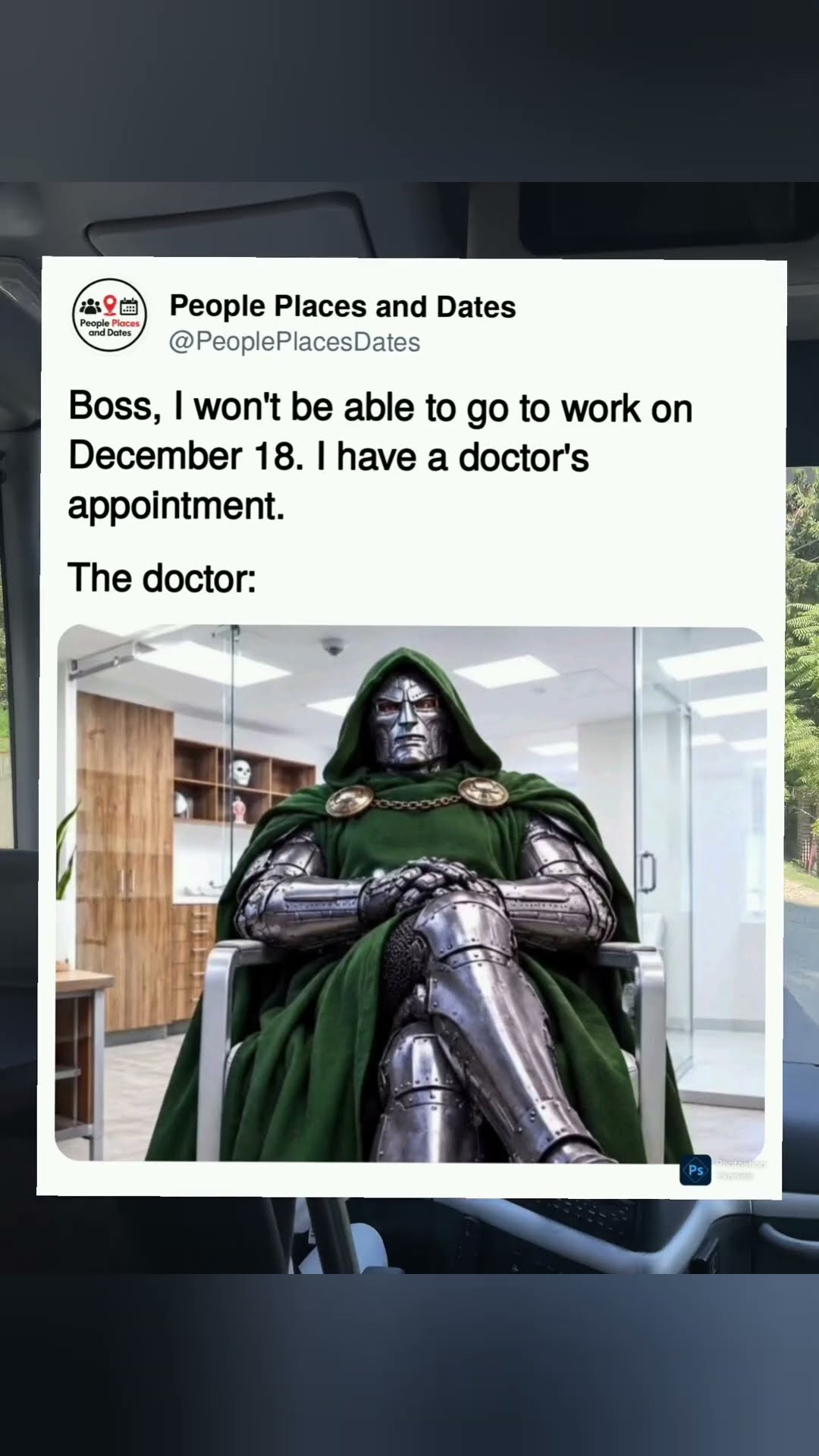Most booked Dr’s Appointment Date #doomsday #appointment #movies #trending #waitforit
