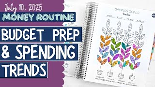 Money Routine | Planning Ahead + Spending Trends