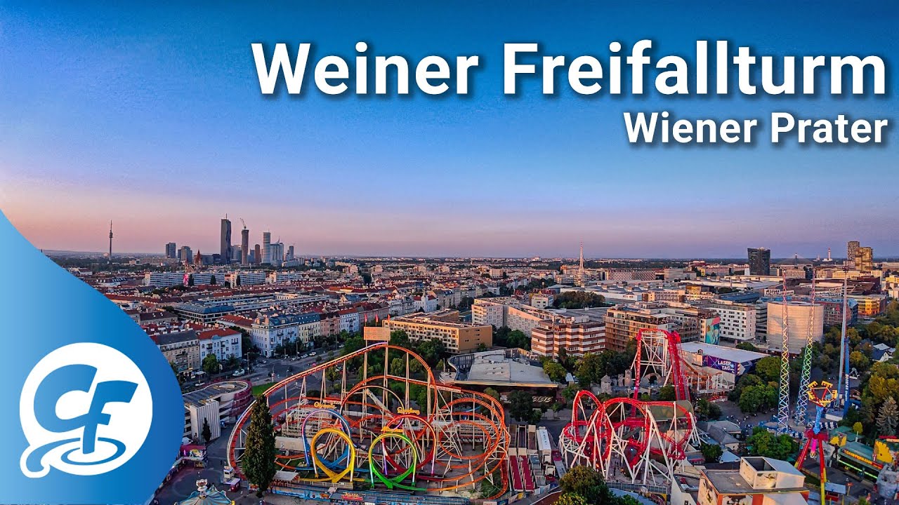 Wiener Freifallturm on-ride 4K POV Wiener Prater