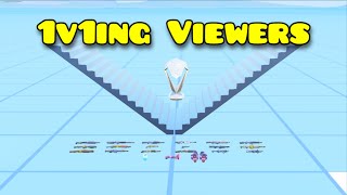 1v1ing Viewers in my Zero Delay 1v1 Map: 4053-1096-1658 in Fortnite