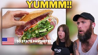South African & Daughter React to Best Sandwich In Every State