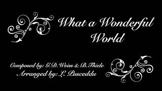 Video thumbnail of "What a Wonderful World - Composed by G.D.Weiss & B.Thiele - arranged by L.Pusceddu"