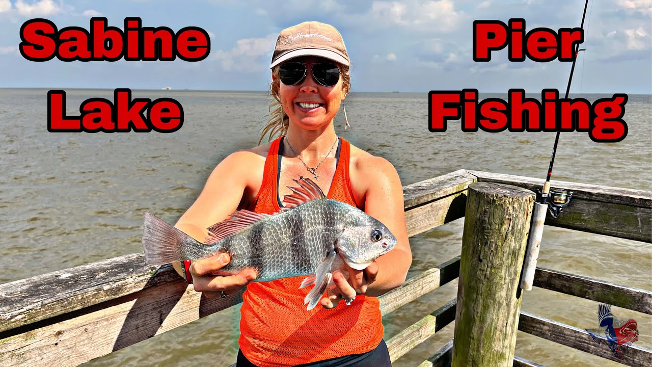 Sabine Lake Fishing from a Pier YouTube
