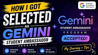 How I Got Selected for the Gemini Student Ambassador Program