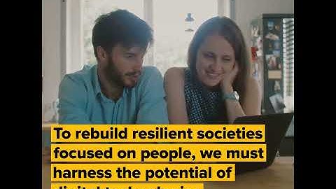 How can digital technologies help us rebuild resilient societies?