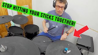 How To Stop Hitting Your Sticks Together When Playing On The Hi Hat