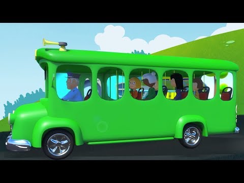rodas no ônibus | ônibus para crianças | Wheels On the Bus | Nursery Rhyme Kingdom Tv Português