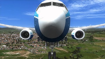 Short FSX Movie 737 NGX landing at Tamworth