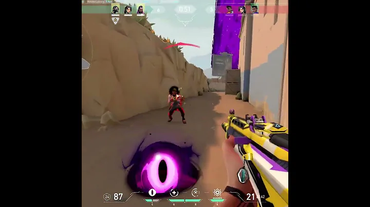 1vs5 with REYNA🔥 #valorant #shorts