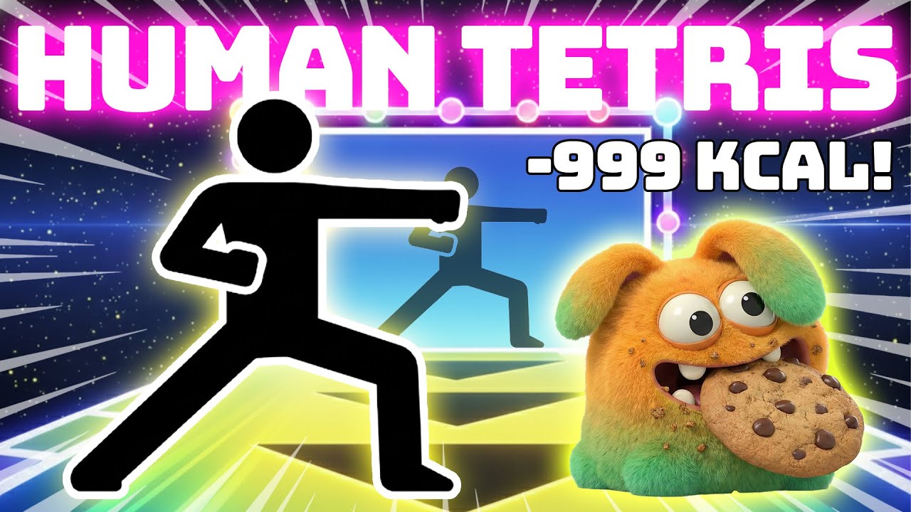 7-MIN HUMAN TETRIS х 1 Player Co-op | –999 kcal | Immersive Interactive Warm Up