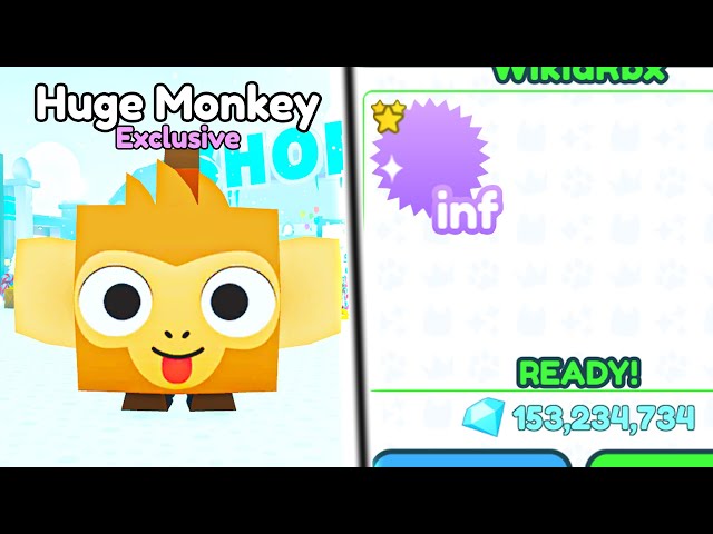 Huge Monkey ✨Pet Simulator 99✨100% NEVER DUPED✨ + 10,000 💎