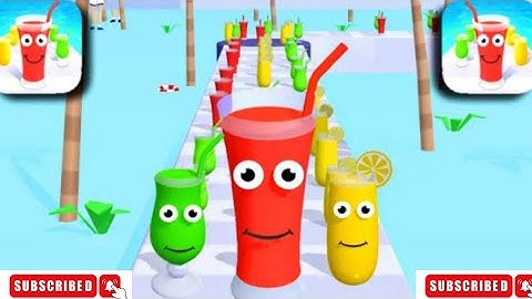 Juice Run 3D New Max Level Gameplay Walkthrough Update Trailer iOS, Android Mobile Game