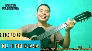 CHORD G - Ku Di Bri Kuasa - Tutorial Kunci Gitar Lagu Rohani Sukacita Mudah Gampang