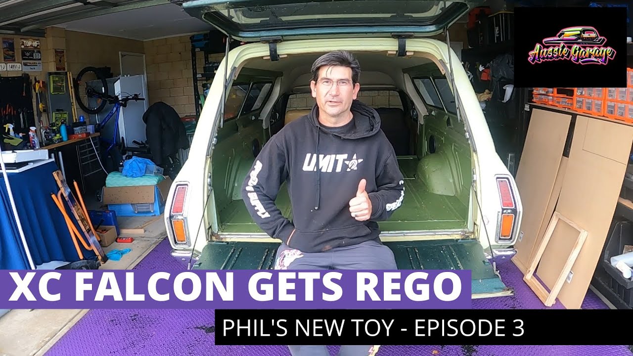 XC Falcon Panel Van Get Rego - Phil's New Toy Episode 3