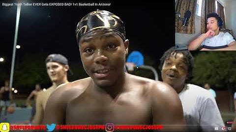 Biggest Trash Talker EVER Gets EXPOSED BAD! 1v1 Basketball In Arizona!(REACTION)