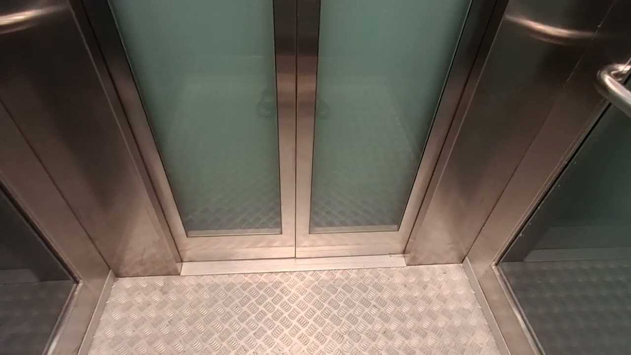 Lift at Santiago de Compostela Bus Station in Spain