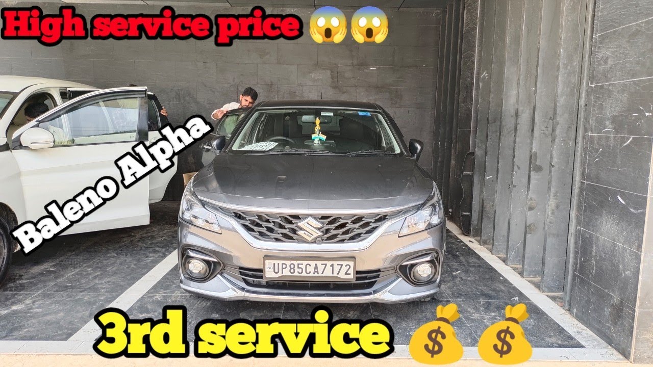 new-baleno-2022-3rd-service-on-10000kms-full-service-review