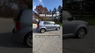 2009 Scion xB Max Cargo vs Competition